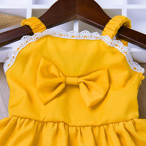 Vêtements d'été pour bébé, robes de princesse pour enfants, robes en dentelle pour filles avec nœud de Chine - Product Image 4
