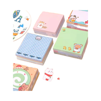 Ensemble de bloc-notes personnalisé quantité minimale de commande bas Notes autocollantes de cadeau de forme mignonne avec bloc-notes imprimés de Logo pour la prise de notes personnalisée