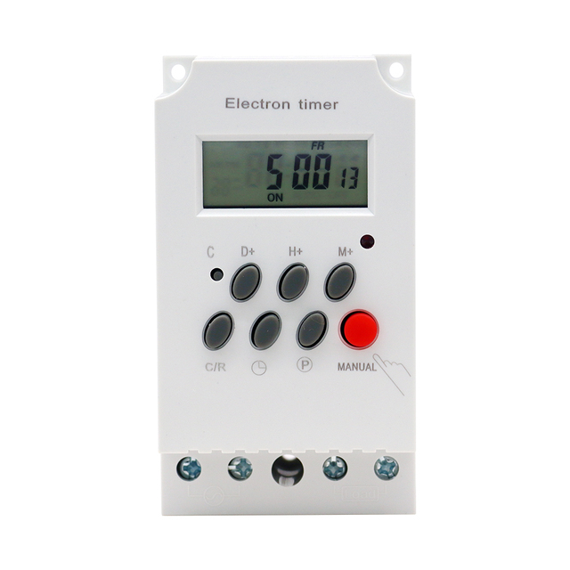 KG316T Digital Programmable 30A Timer 220V 230VAC Time Switch for Summer Cooling 7 Days Weekly High Load 220V 230VAC Time Switch
