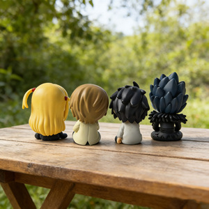 Vente en gros de figurines d'action anime - <span class=keywords><strong>Ryuk</strong></span> Light Yagami Misa Sleepy - Jouet capsule Gacha - Décoration de bureau - Cadeau pour les fans - Product Image 4
