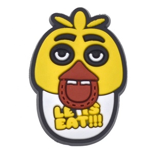 Étiquette en caoutchouc 3d souple de forme personnalisée de dessin animé fait main créatif - Product Image 3