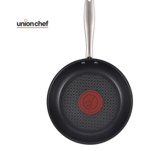 UNION CHEF 430 Acero inoxidable <span class=keywords><strong>Aluminio</strong></span> <span class=keywords><strong>forjado</strong></span> 8/10 Pulgadas Sartén Antiadherente Recubrimiento de cerámica Capacidad 3-4L Inducción de gas Listo - Product Image 1