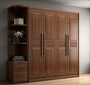 Armario con Puertas Corredizas Personalizado BALOM con Marco de Aluminio, Paneles de Vidrio Templado y Organizadores de Cajones para Dormitorios Modernos - Product Image 6