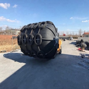 ขายเฟนเดอร์ยางกันกระแทกเรือแบบเป่าลมยี่ห้อ Yokohama พร้อมตาข่ายและยางล้อ ได้รับการรับรองมาตรฐาน BV สำหรับการใ<span class=keywords><strong>ช</strong></span>้งานทางทะเลนอก<span class=keywords><strong>ช</strong></span>ายฝั่ง - Product Image 3