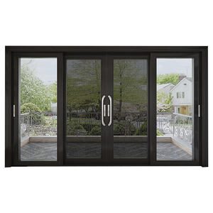 Proveedor de Hebei, puertas corredizas de partición modernas usadas, puertas de vidrio de aleación de aluminio acabadas con aislamiento térmico para uso en apartamentos - Product Image 3