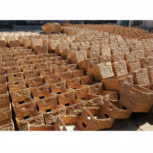 Durable and Lightweight Water Hyacinth Basket Ideal for Organizing and Displaying <b>Household</b> <b>Items</b> - Product Image 1