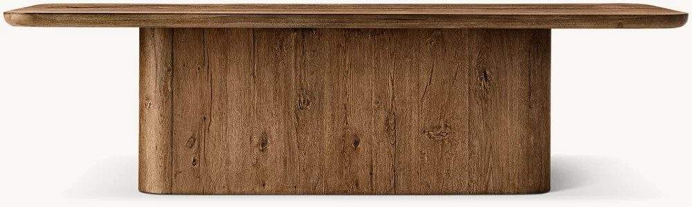 Chêne brun vieilli rectangle