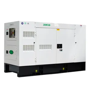 Super silenzioso 20 kw 25 kva monofase power genset prezzo 120V/240V UK-Perkins engine 404D-22G 20kw 25kva gruppo elettrogeno diesel