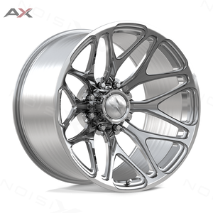 Rines Forjados Zero Lip 22x12 24x14 26x14 8x170 8x180 Pulidos de 8 Radios para Ford F250 F350 Chevy Silverado 2500, Rines Todoterreno para Camioneta - Product Image 1