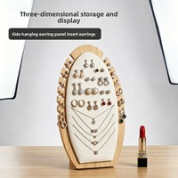 Support de Présentation Créatif Multicolore en Velours pour Bijoux (Peigne, Planche de Surf, Anneau, Boucles d'Oreilles, Pendentif) et Présentoir de Bureau