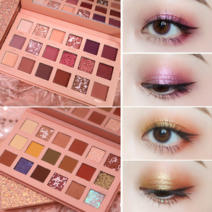 Personalizar 18 colores brillo y mate de sombra de ojos paleta de color de etiqueta privada paleta de sombra de ojos - Product Image 2