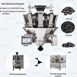 自動キューブ水ギセル炭/バーベキュー炭包装、shashi石炭包装機1kg