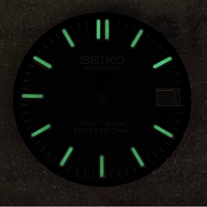 Esfera luminosa verde de 28.5mm para movimiento NH35, piezas de reloj sin calendario, accesorio de repuesto - Product Image 2