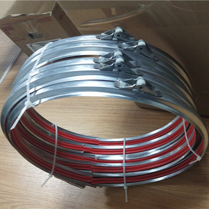 Collier de serrage galvanisé à dégagement rapide de 160 <span class=keywords><strong>mm</strong></span> pour système de filtration d'<span class=keywords><strong>air</strong></span> industriel – Vente chaude - Product Image 6