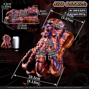 เครื่องนวดกระตุ้นจุดจีแบบสวมใส่ได้สำหรับผู้หญิง รุ่น Flame Dragon Claw Vibrating Sex Grinder ทำจากซิลิโคน - Product Image 6
