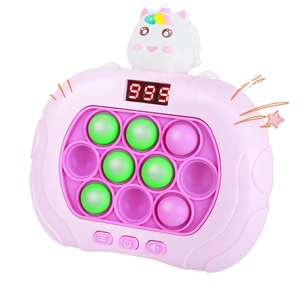Consola de juegos de burbujas de empuje rápido para niños y adultos, juguetes sensoriales, juego <span class=keywords><strong>Pop</strong></span> iluminado, juguete antiestrés - Product Image 1