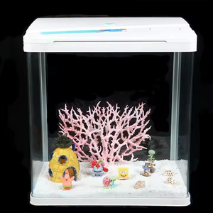 XC-520 bureau salon haute définition verre mini <span class=keywords><strong>aquarium</strong></span> silencieux flexion à chaud poisson rouge paysage <span class=keywords><strong>aquarium</strong></span> - Product Image 4