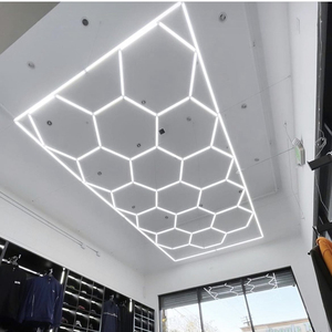 Luces hexagonales de buena calidad Luz de techo <span class=keywords><strong>led</strong></span> hexagonal al por mayor para tienda de gimnasio - Product Image 2