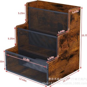 Wooden Magazine <b>Rack</b> Multi Compartment Storage Box For <b>Records</b> And Magazines Durable Solid Wood Design - Product Image 4