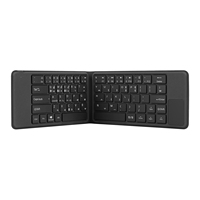 Teclado Ergonómico Plegable con Diseño Coreano, Inalámbrico y Portátil con Panel Táctil para Teléfono Móvil, Tableta y Computadora Portátil