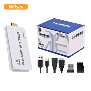 M15 <span class=keywords><strong>Console</strong></span> per videogiochi <span class=keywords><strong>Retro</strong></span> Stick giochi 4K 64G 20000 giochi con 2.4 <span class=keywords><strong>Wireless</strong></span> GHz Gamepads per NES PS1 Wiisun - Product Image 1