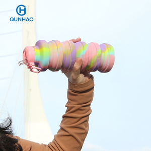 <span class=keywords><strong>Bottiglia</strong></span> d'<span class=keywords><strong>acqua</strong></span> in Silicone pieghevole da viaggio riutilizzabile pieghevole in Silicone <span class=keywords><strong>vetro</strong></span> con coperchio - Product Image 6