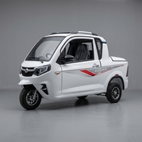 Camionnette électrique à trois roues à carrosserie ouverte avec une capacité de charge utile de 400 kg pour 3 passagers