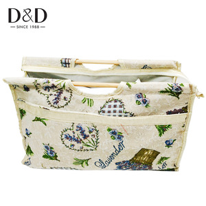 Organizador portátil <span class=keywords><strong>de</strong></span> hilo, bolsa <span class=keywords><strong>de</strong></span> punto con asa <span class=keywords><strong>de</strong></span> madera para viaje - Product Image 3