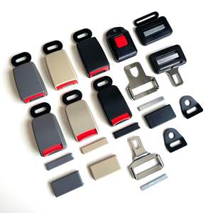 Car Seat Belt Lock Trava Equipamentos de diversões Ônibus Escolar Bus Seat Cinto de segurança 3 Pontos ABS + 45 # Aço Universal Ajuste Masculino Plug - Product Image 2