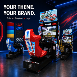 Machine de Jeu de Course de <span class=keywords><strong>Voiture</strong></span> d'Arcade à Monnayeur Tendance Prix Abordable, Simulateur de Conduite à Vendre - Product Image 1