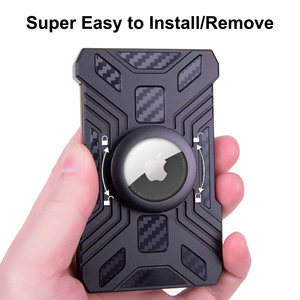 RFID Blocking Aluminum Carbon Fiber Outdoor Travel Bottle Opener Compatible with AirTag <b>Card</b> <b>Holder</b> <b>Wallet</b> - Product Image 4