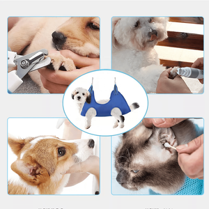 Arnés portátil para mascotas transpirable perro gato novio ayudante cachorro perro Sling aseo hamaca colgante para móvil pequeño mediano perro gato - Product Image 3