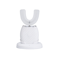 Brosse à dents électrique rechargeable automatique de type U, brosse à dents électrique intelligente automatique à 360 degrés