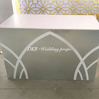 Table de mariage en acrylique Offre Spéciale en usine bas prix table de banquet de mariage en acrylique rectangle en gros