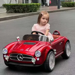 Çok fonksiyonlu açık oyuncak araba yeni spor B/O araba oyuncak araç müzik ve hafif ucuz çocuklar yarış arabası binmek