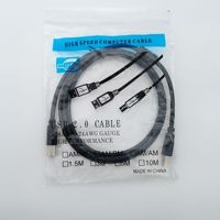 Câble d'imprimante USB A vers Type-B en PVC, câble de données d'imprimante USB 2.0 applicable au câble d'imprimante, câble USB pour scanner