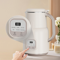 OEM ODM famille de fabricants de lait de noix écran tactile thermique multifonctionnel machine à lait de noix entièrement automatique machine à lait de soja domestique