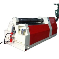 Máquina de Laminación de Placas de Acero Inoxidable, Acero al Carbono y Aluminio de 4 Rodillos CNC ZHENGHENG W12-20x2500, Doblado Automático y Conformado de Extremos de 16 mm