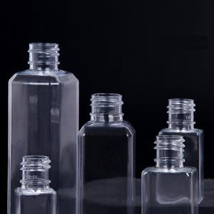 Botol Air Semprot Alkohol Plastik Hewan Peliharaan, Wadah Cairan Parfum Semprotan Kabut Halus Persegi Transparan 10/20/30/50/100Ml 1Oz - Product Image 5