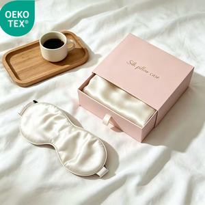 22 mm 100% Mulberry <strong>Silk</strong> Pillowcase Custom Embroidered Pure Pillow case With Certificate Serves Both Home and Hotel. - Product Image 1