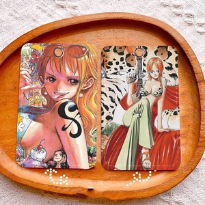 Porta Tessere Anime <span class=keywords><strong>One</strong></span> Piece con Personaggio Nami, Adatto per Carte Bancarie, Tessere di Treno e Autobus, Portafoglio, Porta Badge, Portachiavi - Product Image 2