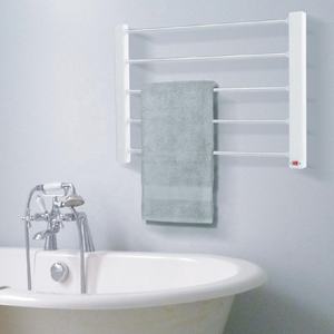 Radiateur chauffe-serviettes en aluminium argenté, séche-serviettes électrique, promotion - Product Image 2