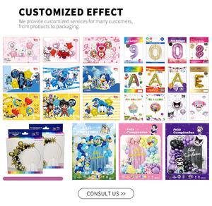 Pancarta <span class=keywords><strong>de</strong></span> Feliz <span class=keywords><strong>Cumpleaños</strong></span>, Decoración <span class=keywords><strong>de</strong></span> <span class=keywords><strong>Cumpleaños</strong></span>, <span class=keywords><strong>Globos</strong></span> <span class=keywords><strong>de</strong></span> 12 Pulgadas con Cintas <span class=keywords><strong>para</strong></span> Hombres, Mujeres, Niñas y Niños, Decoración <span class=keywords><strong>de</strong></span> Fiesta - Product Image 5