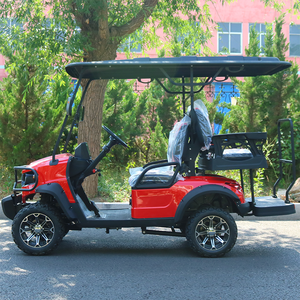 TONGCAI <span class=keywords><strong>Chariot</strong></span> de <span class=keywords><strong>golf</strong></span> électrique antidérapant à 4 places avec frein à main et port de charge, <span class=keywords><strong>chariot</strong></span> de transport de loisirs pour club de <span class=keywords><strong>golf</strong></span> - Product Image 5