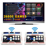 Console de jeu 3D tout-en-un G-008 Pandora Box 42000, jeux rétro d'arcade, stick de jeu PSP, lecture 4K, sans fil 2,4 GHz, anglais