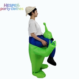HESPER <b>Halloween</b> Funny Horror Walking <b>Inflatable</b> Costume Festival Performance Props Model CQ10001 Riding Alien Fashion Show - Product Image 3