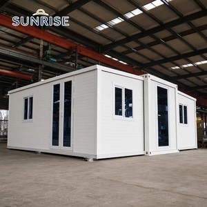 Villas de luxe préfabriquées modulaires SUNRISE à ossature moderne, maison extensible, maison conteneur 3 chambres, maisons extensibles prêtes à l'emploi - Product Image 1