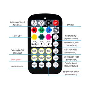 Kit <span class=keywords><strong>de</strong></span> Techo <span class=keywords><strong>de</strong></span> Luz <span class=keywords><strong>de</strong></span> Estrella con Fibra Óptica LED RGBW <span class=keywords><strong>de</strong></span> 20W y Doble Puerto con Efecto Meteoro para Auto / Cine en Casa - Product Image 6