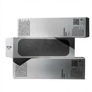 Caja de Cartón Plegable Personalizada de Alta Gama para Cosméticos y Cuidado de la Piel, con Tapa Superior, Impresión en Relieve, Forro de Esponja y Logotipo Personalizado - Product Image 1