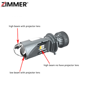 Zimmer m01k H4 110W 11000lm <span class=keywords><strong>Led</strong></span> Đèn Pha Mini bi <span class=keywords><strong>LED</strong></span> ống kính máy chiếu đôi ánh sáng Fisheye cao thấp chùm cho xe máy ánh sáng - Product Image 2